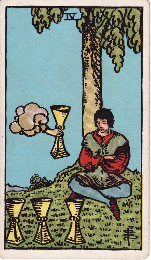 Four of Cups tarot card